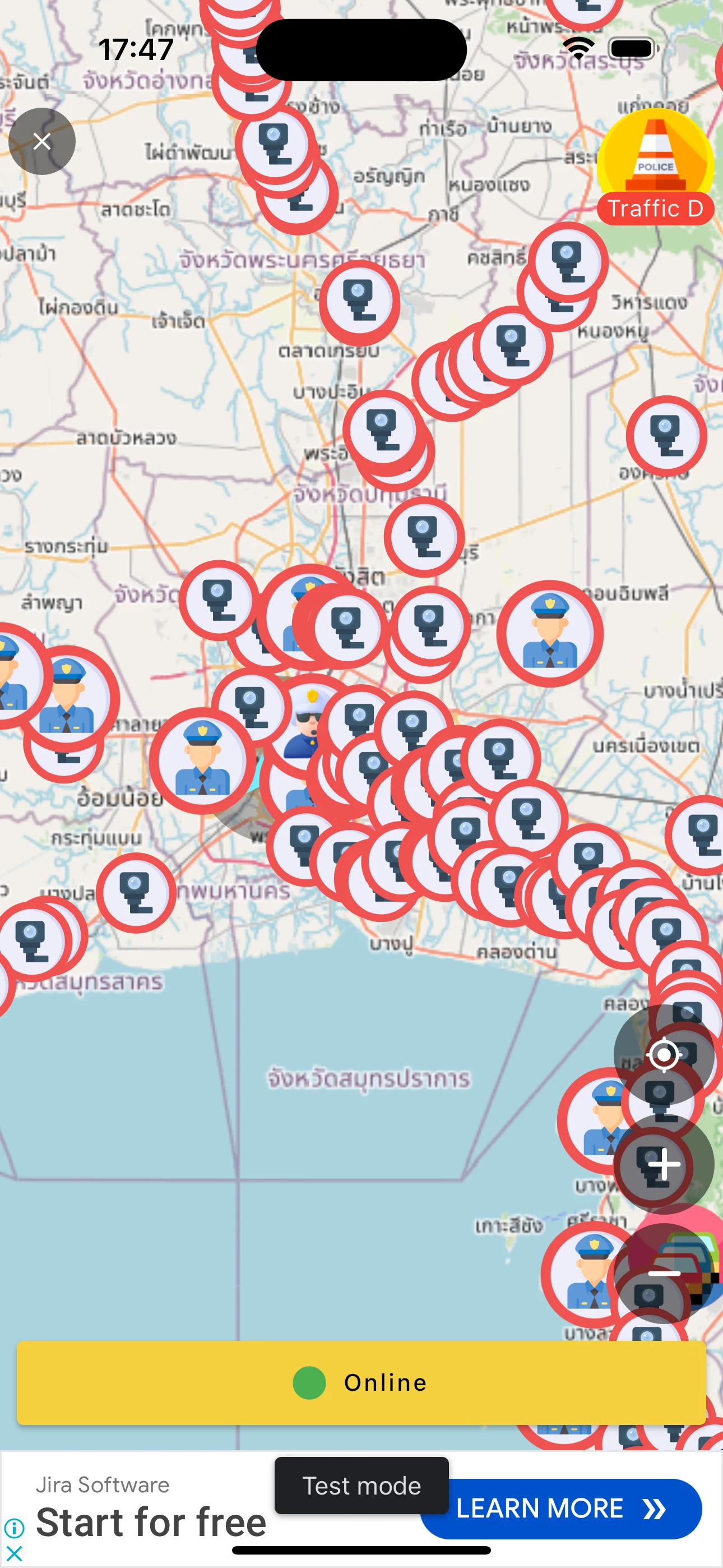 TrafficD Lite จราจร ด่าน รถติด screenshot