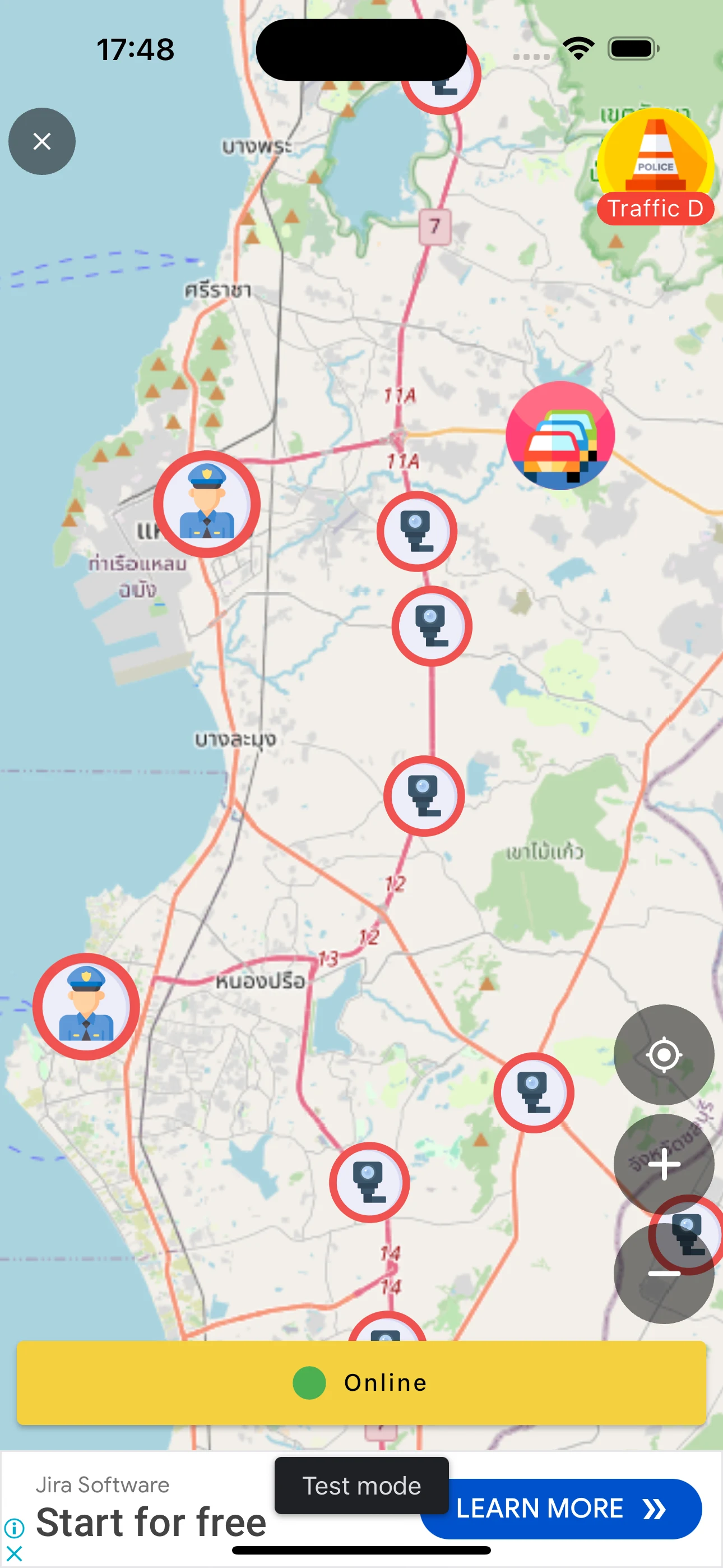 TrafficD Lite จราจร ด่าน รถติด screenshot